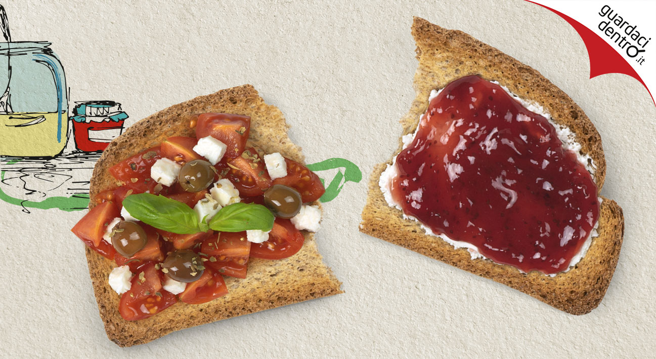 Pane tostato, pane integrale